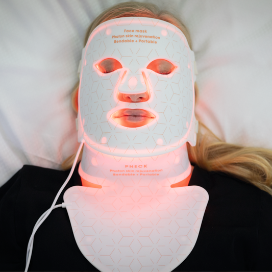 Rauðljósameðferð á hálsi